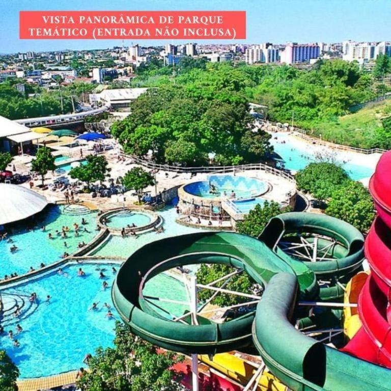 Apartamentos Com Piscinas Em カルダス・ノバス エクステリア 写真